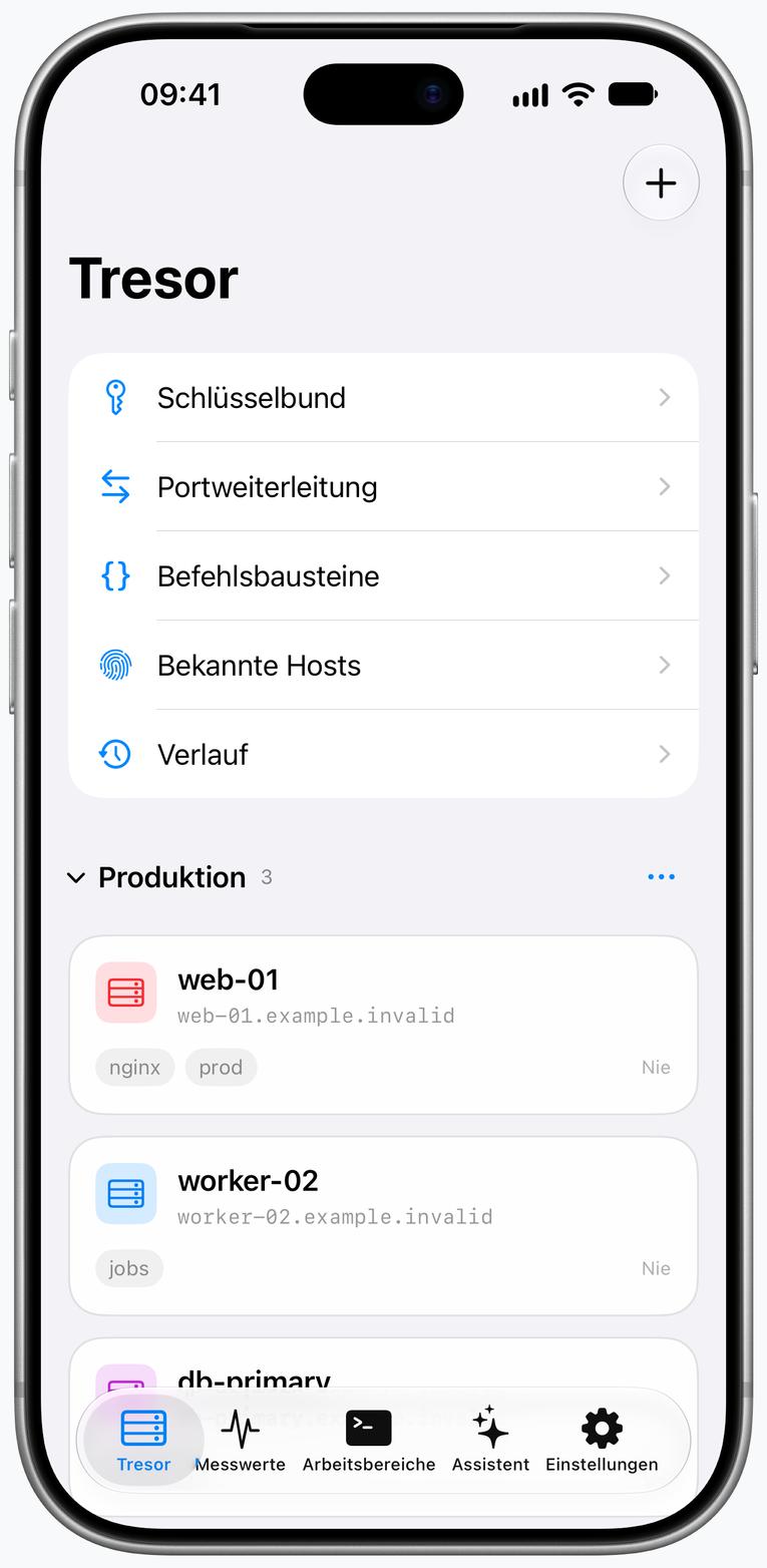 Vault auf dem iPhone