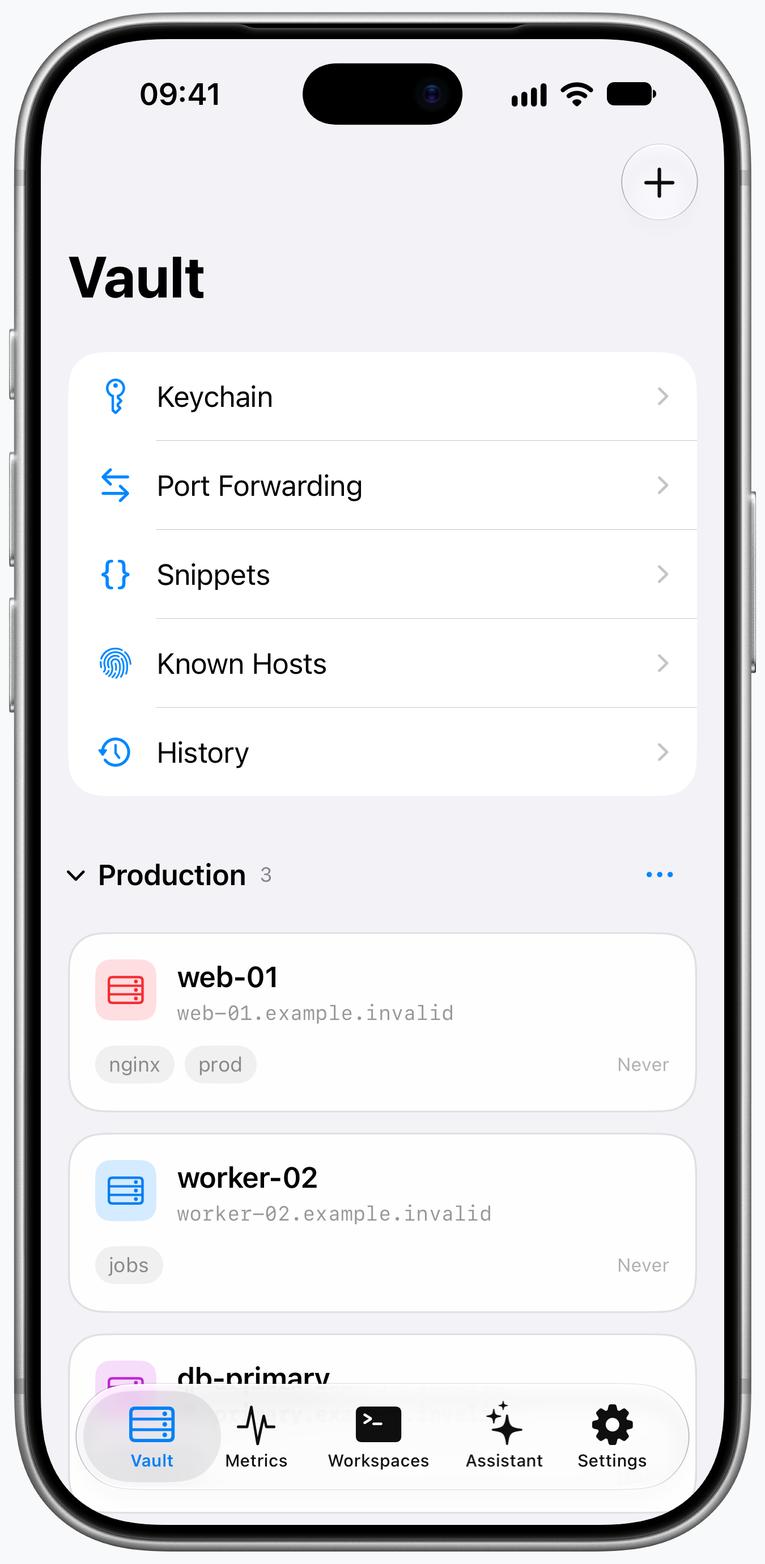 Vault on iPhone